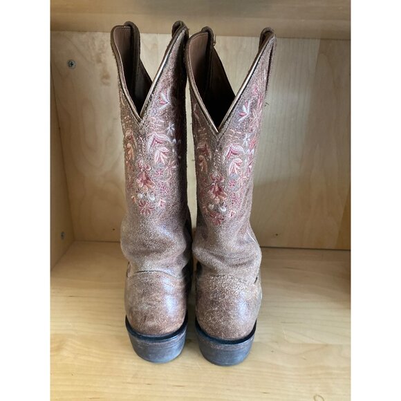 Ariat Ardent Western Boots – Terra Brown Floral Embroidery 10015332 Sz 9 USED - Picture 5 of 13